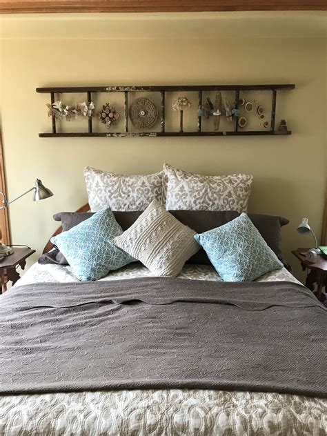 over master bed decor